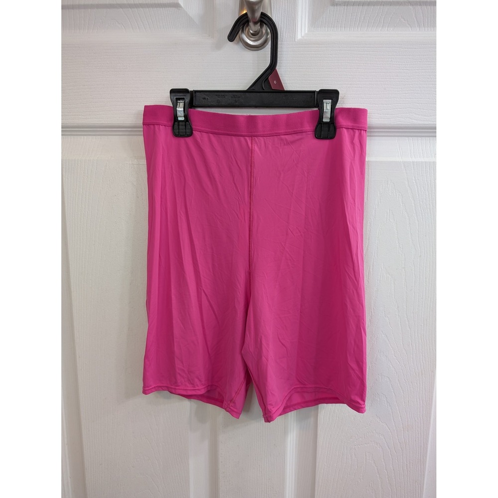 Smoothez by‎ Aerie High Waisted Boyshort Women Pink Recycled Nylon NWT - Size S